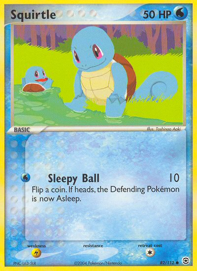Squirtle (82/112) [EX: FireRed & LeafGreen] | Good Games Adelaide SA