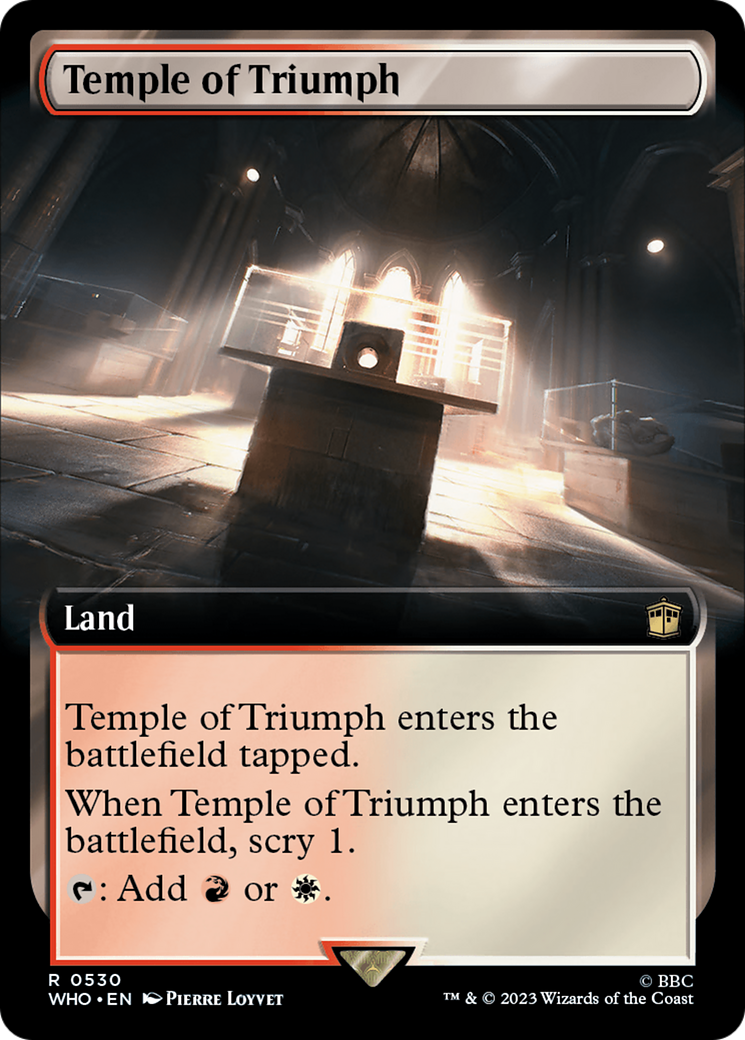 Temple of Triumph (Extended Art) [Doctor Who] | Good Games Adelaide SA