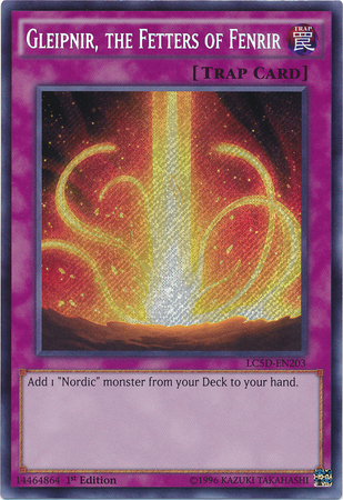 Gleipnir, the Fetters of Fenrir [LC5D-EN203] Secret Rare | Good Games Adelaide SA