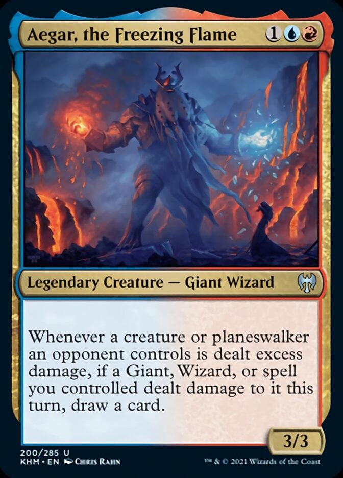 Aegar, the Freezing Flame [Kaldheim] | Good Games Adelaide SA