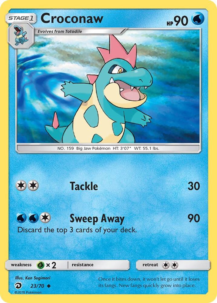 Croconaw 23/70 (Dragon Majesty)  | Good Games Adelaide SA