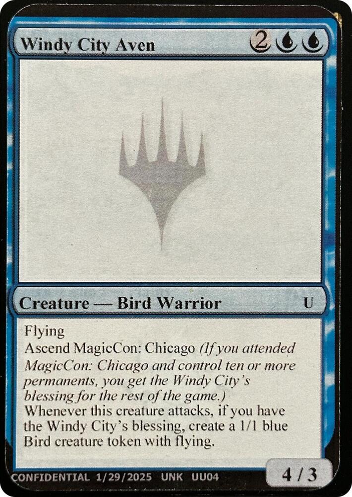 Windy City Aven  (Un-Known Event Playtest Cards)  | Good Games Adelaide SA