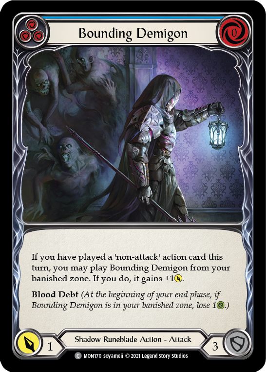 Bounding Demigon (Blue) [MON170] 1st Edition Normal | Good Games Adelaide SA