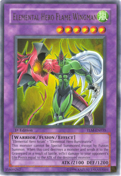 Elemental Hero Flame Wingman [TLM-EN035] Ultra Rare | Good Games Adelaide SA