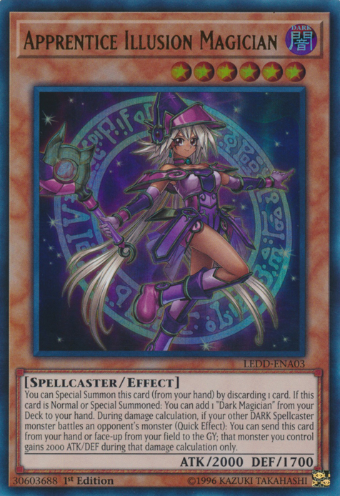 Apprentice Illusion Magician [LEDD-ENA03] Ultra Rare | Good Games Adelaide SA