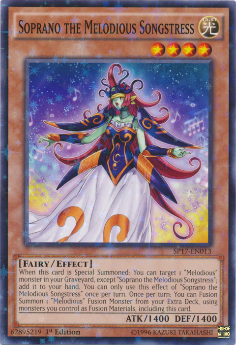 Soprano the Melodious Songstress [SP17-EN013] Starfoil Rare | Good Games Adelaide SA