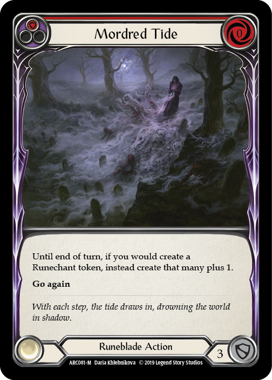 Mordred Tide [ARC081-M] 1st Edition Rainbow Foil | Good Games Adelaide SA