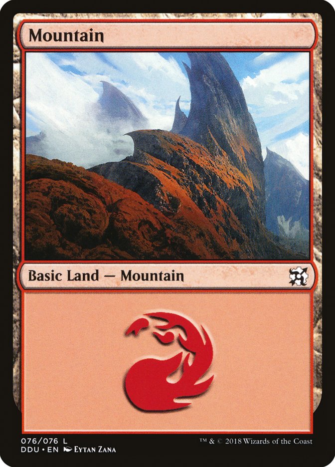 Mountain (76) [Duel Decks: Elves vs. Inventors] | Good Games Adelaide SA