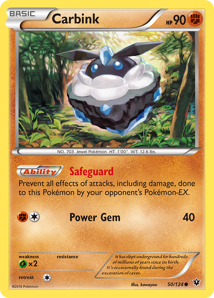 Carbink (50/124) [XY: Fates Collide] | Good Games Adelaide SA