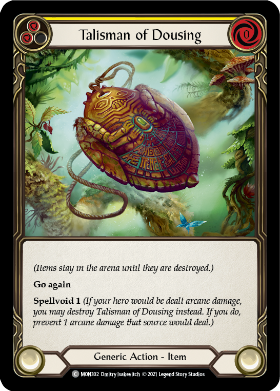 Talisman of Dousing [MON302-RF] 1st Edition Rainbow Foil | Good Games Adelaide SA