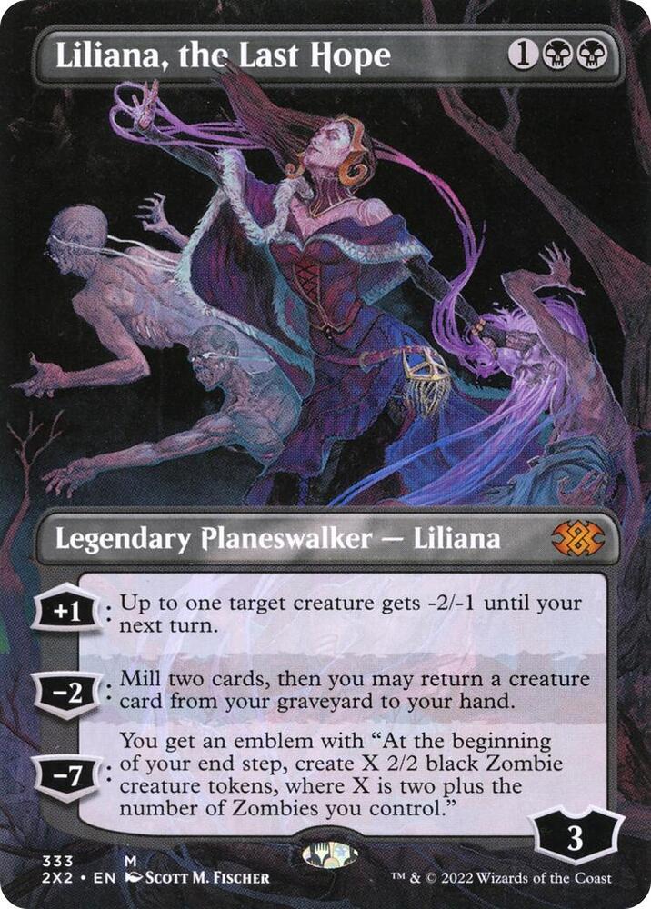 Liliana the Last Hope Borderless 333 (Double Masters 2022)  | Good Games Adelaide SA