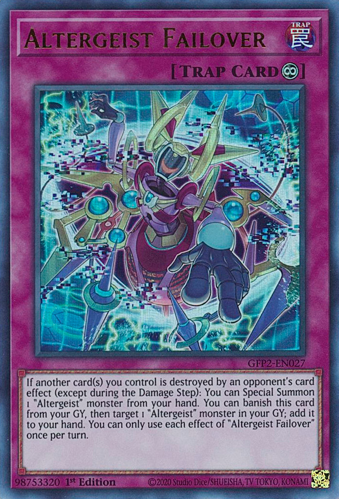 Altergeist Failover [GFP2-EN027] Ultra Rare | Good Games Adelaide SA