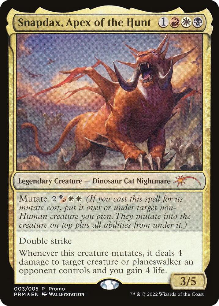 Snapdax Apex of the Hunt 2022 Lunar New Year Promo 3 (Unique and Miscellaneous Promos)  - Foil | Good Games Adelaide SA