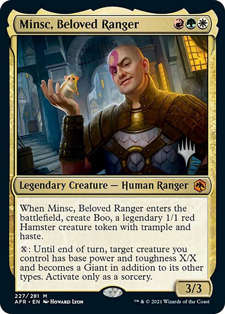 Minsc Beloved Ranger 227 (Promo Pack: Adventures in the Forgotten Realms)  - Foil | Good Games Adelaide SA