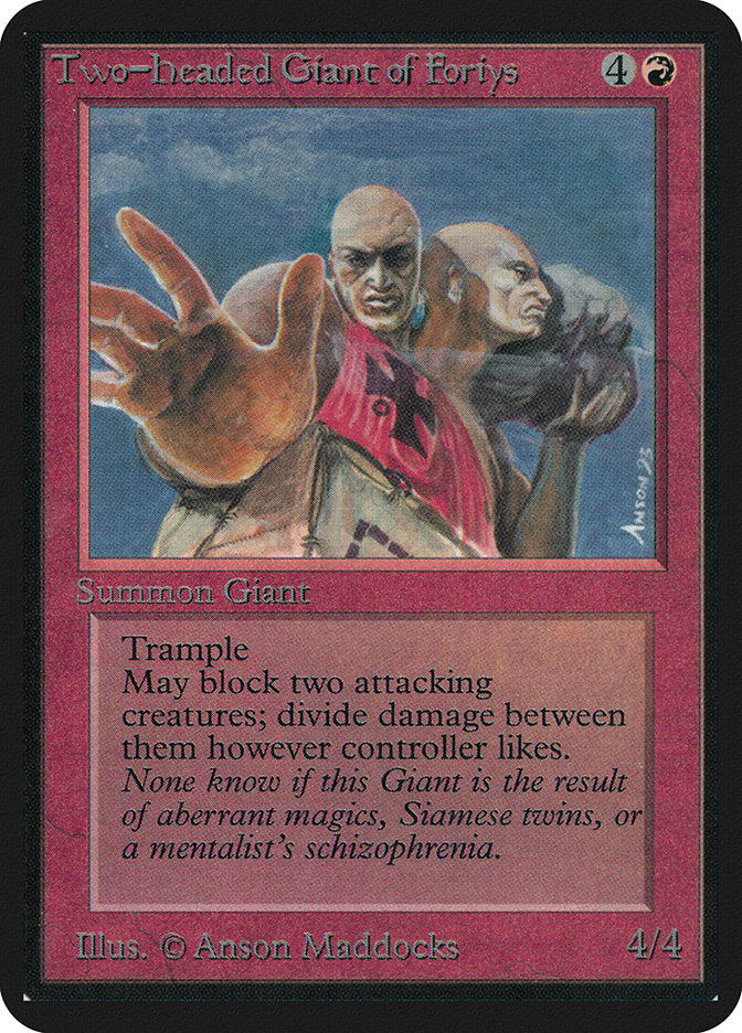 Two-Headed Giant of Foriys [Limited Edition Alpha] | Good Games Adelaide SA