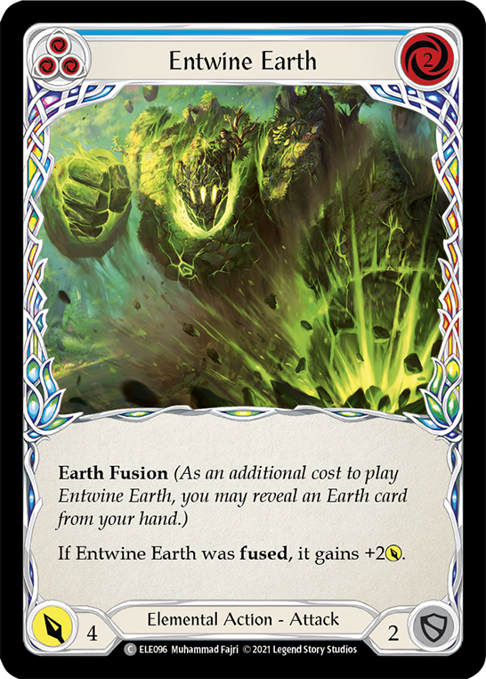 Entwine Earth (Blue) [ELE096] (Tales of Aria)  1st Edition Normal | Good Games Adelaide SA