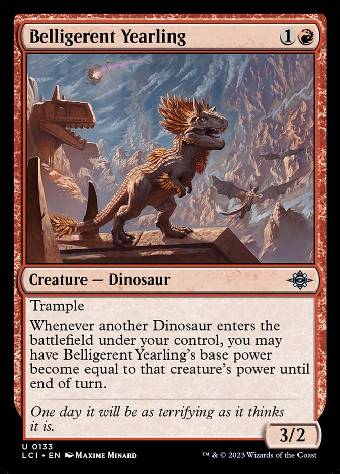 Belligerent Yearling 133 (The Lost Caverns of Ixalan)  | Good Games Adelaide SA