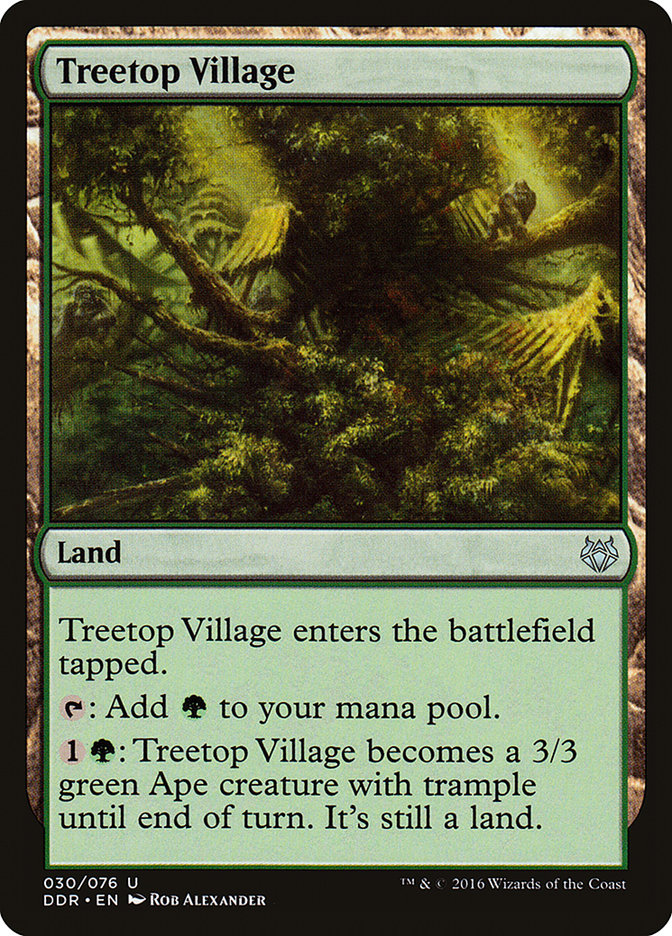 Treetop Village [Duel Decks: Nissa vs. Ob Nixilis] | Good Games Adelaide SA