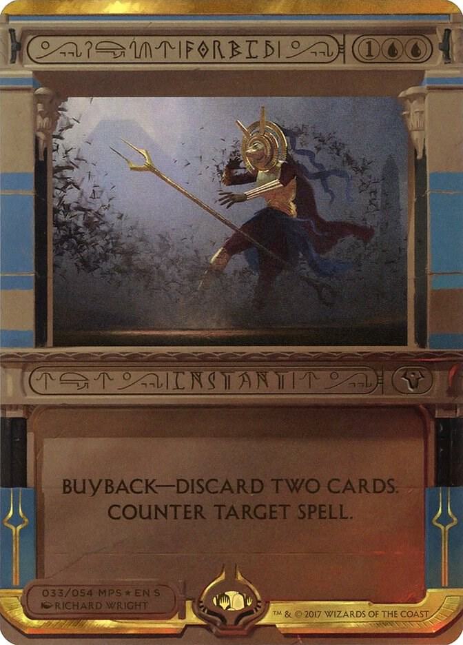Forbid 33 (Masterpiece Series: Amonkhet Invocations)  - Foil | Good Games Adelaide SA