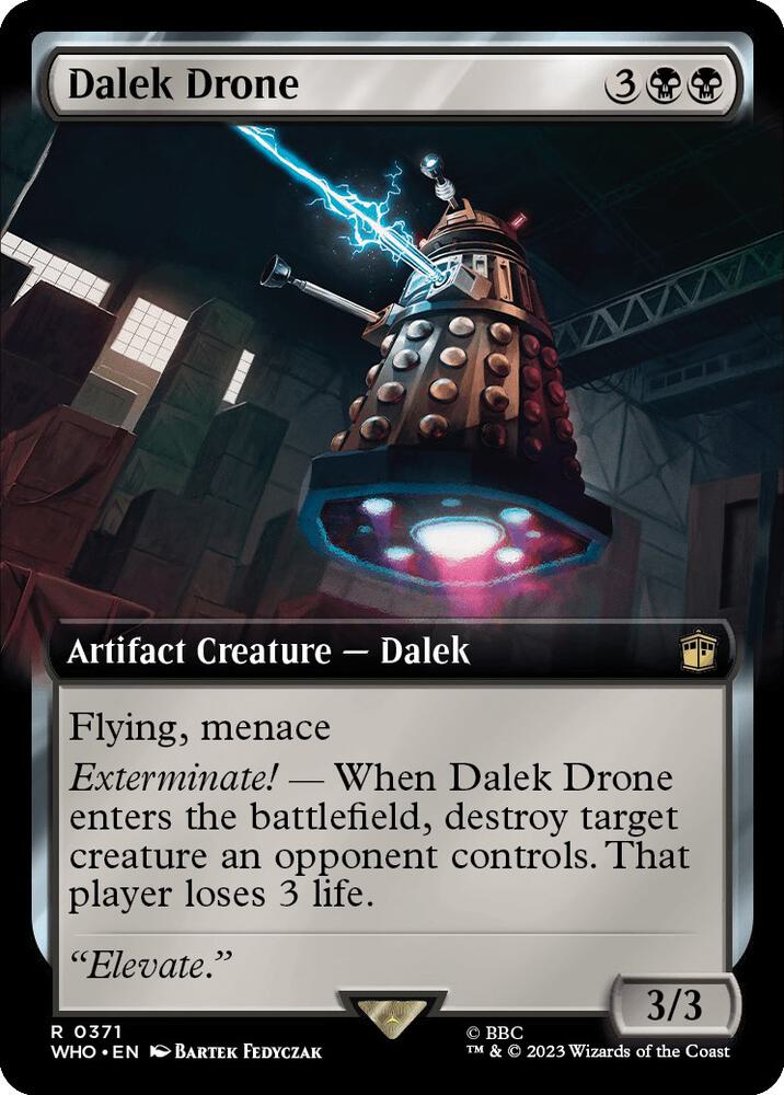 Dalek Drone 371 (Universes Beyond: Doctor Who)  - Foil | Good Games Adelaide SA