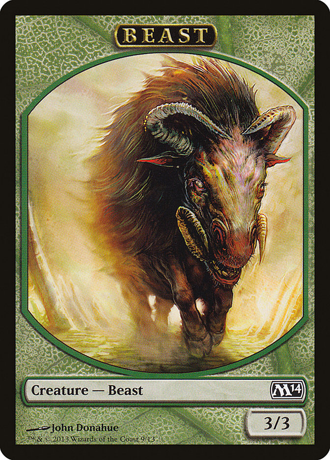 Beast Token [Magic 2014 Tokens] | Good Games Adelaide SA