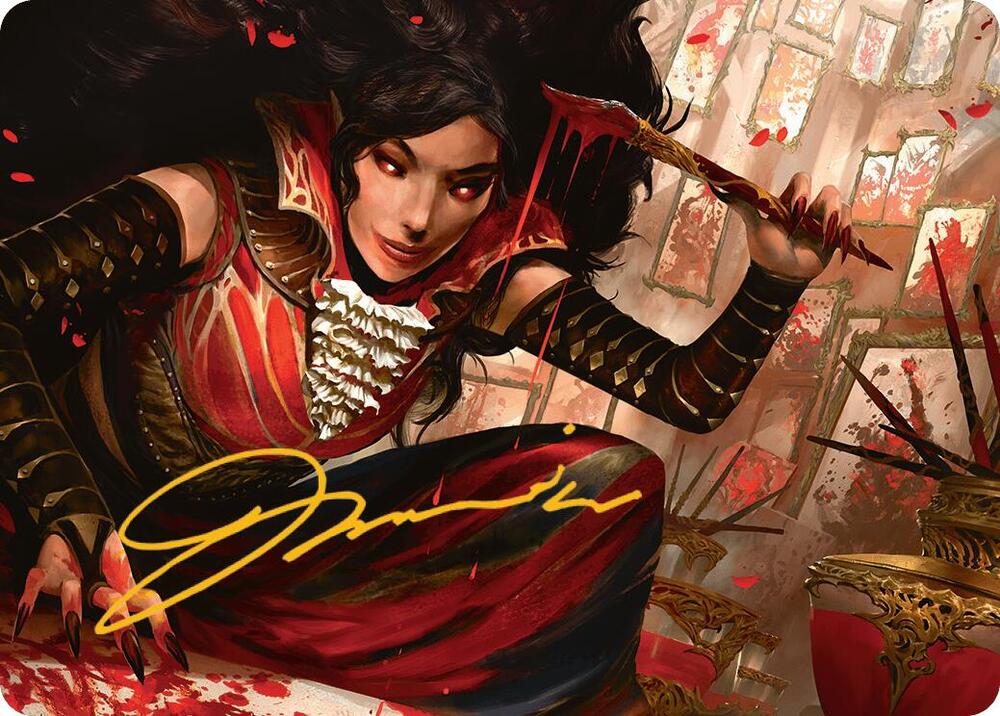 Blood Artist Art Card Gold Stamped Signature 22 (Art Series: Innistrad Remastered)  | Good Games Adelaide SA