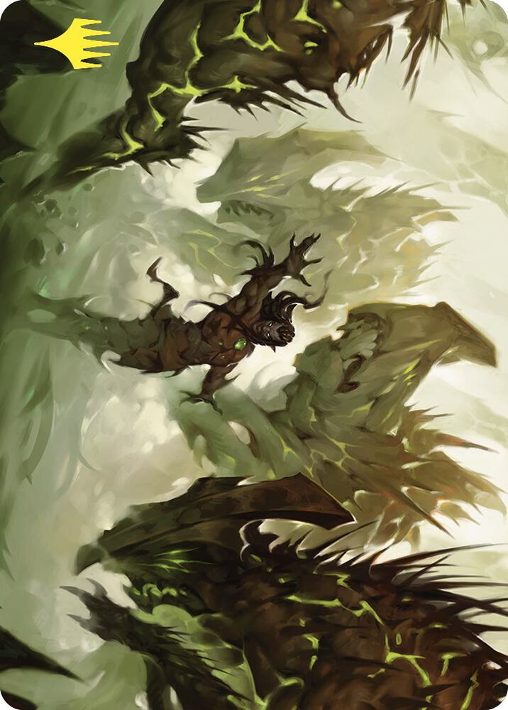 Ezuris Predation Art Card Gold Stamped 23 (Art Series: Commander Masters)  | Good Games Adelaide SA