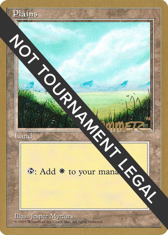 Plains A 1996 Shawn Hammer Regnier 4ED shr364/308 (World Championship Decks)  | Good Games Adelaide SA