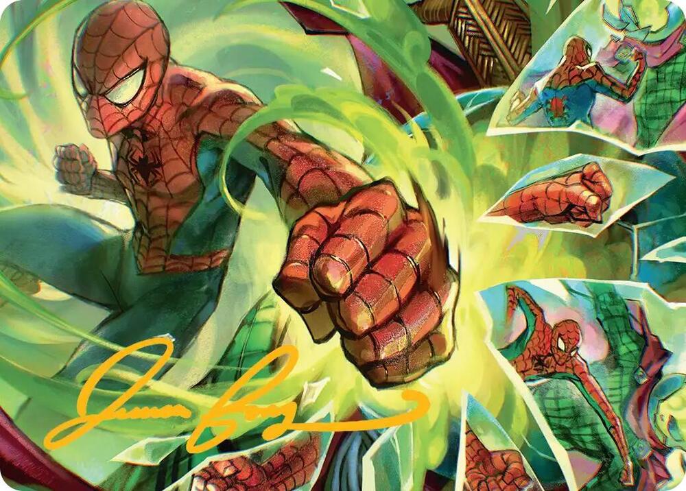 Kapow Art Card Gold Stamped Signature 17 (Art Series: Marvel's Spider-Man)  | Good Games Adelaide SA
