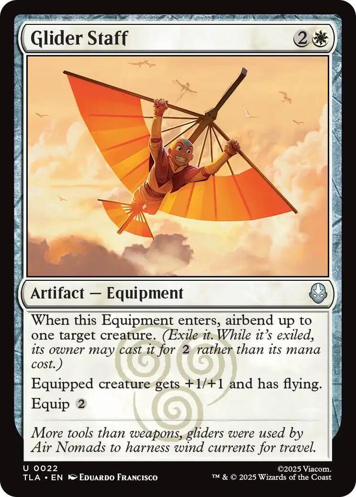 Glider Staff 22 (Avatar: The Last Airbender)  - Foil | Good Games Adelaide SA