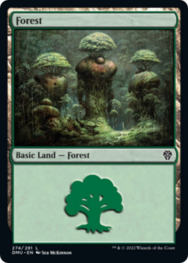 Forest 274 274 (Dominaria United)  - Foil | Good Games Adelaide SA