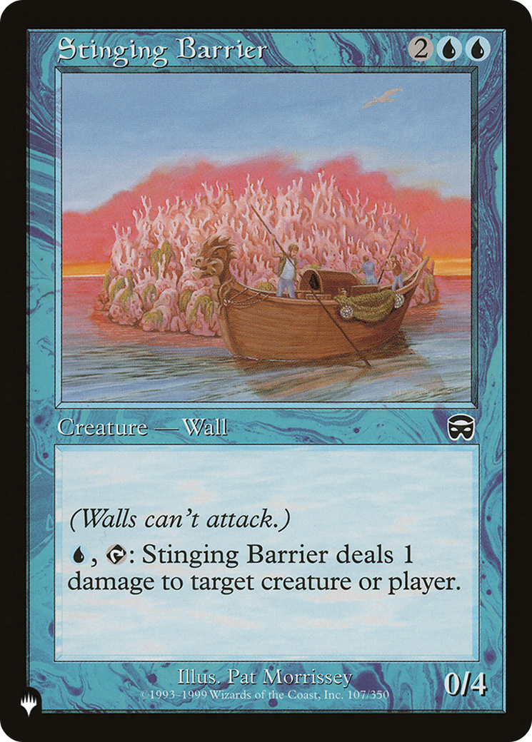 Stinging Barrier [The List Reprints] | Good Games Adelaide SA