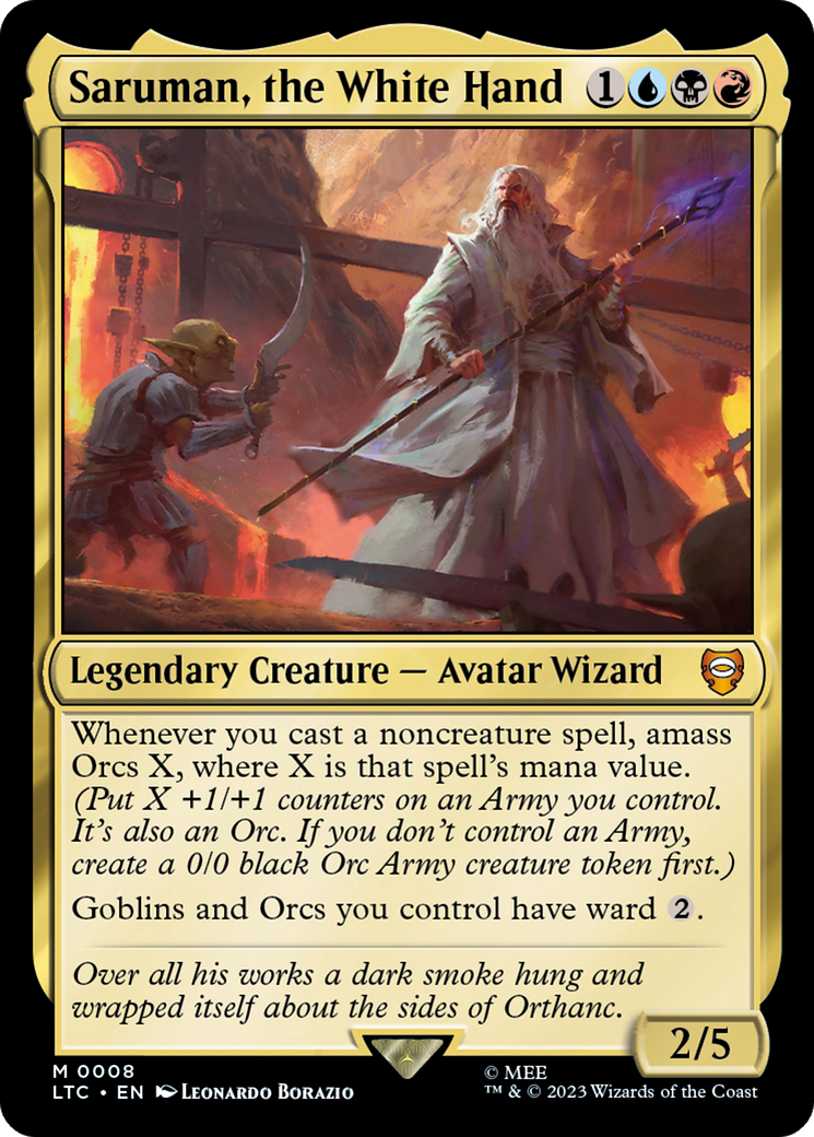 Saruman, the White Hand [The Lord of the Rings: Tales of Middle-Earth Commander] | Good Games Adelaide SA