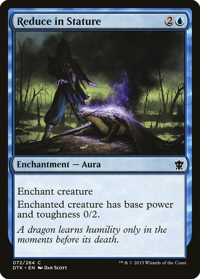 Reduce in Stature 72 (Dragons of Tarkir)  - Foil | Good Games Adelaide SA