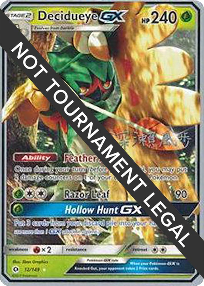 Decidueye GX 2017 Kabu Fukase 12/149 (World Championship Decks)  | Good Games Adelaide SA