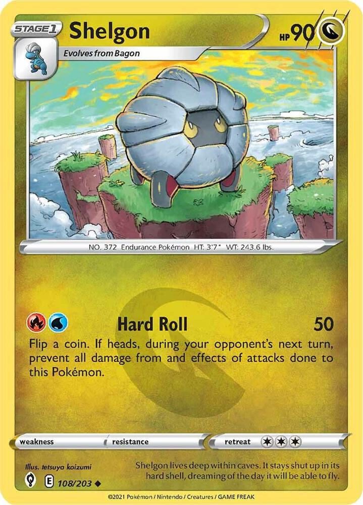 Shelgon 108/203 (SWSH07: Evolving Skies)  | Good Games Adelaide SA