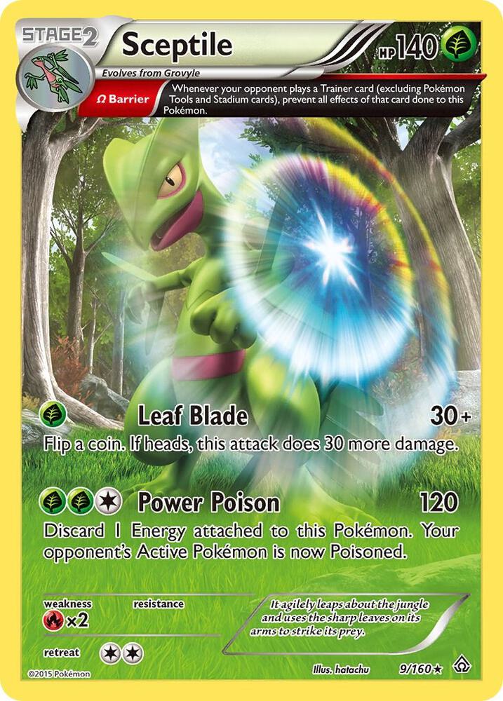Sceptile Omega 9/160 (XY - Primal Clash)  - Holofoil | Good Games Adelaide SA