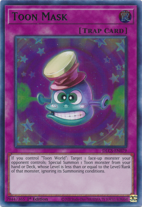 Toon Mask (Purple) [DLCS-EN079] Ultra Rare | Good Games Adelaide SA