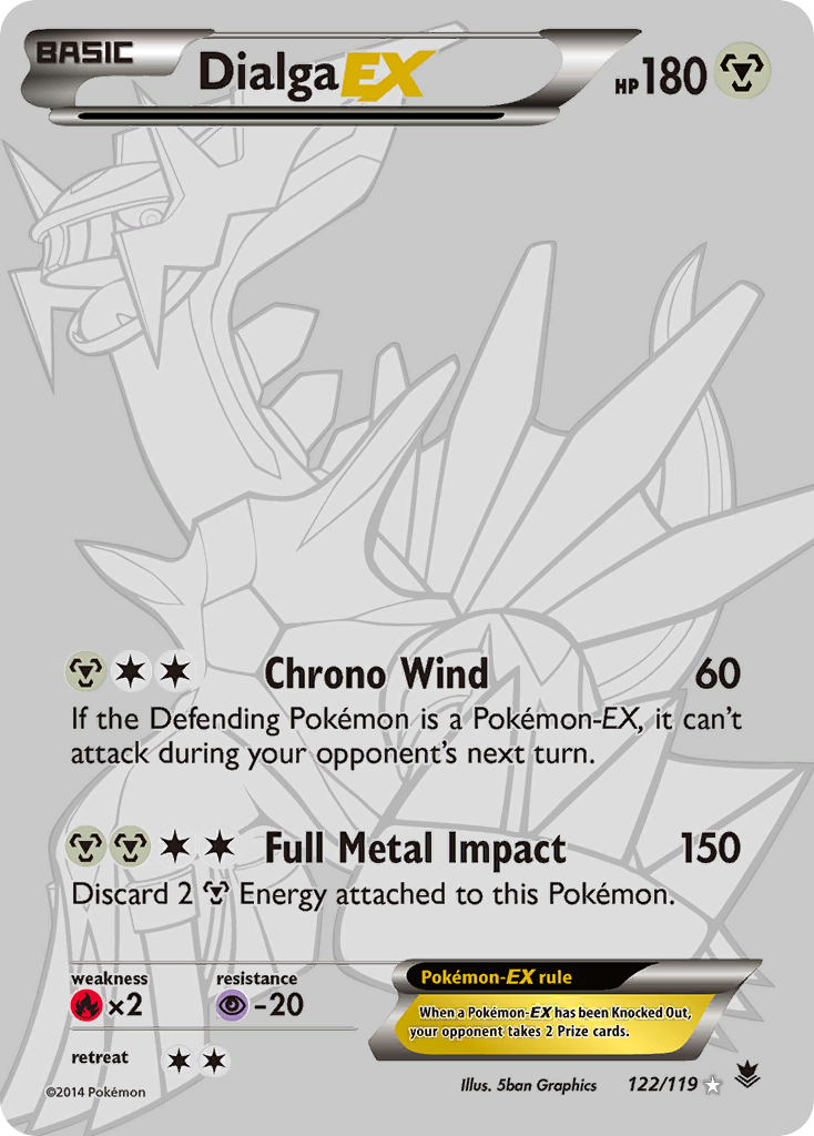 Dialga EX (122/119) [XY: Phantom Forces] | Good Games Adelaide SA