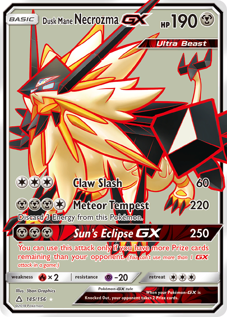 Dusk Mane Necrozma GX (145/156) [Sun & Moon: Ultra Prism] | Good Games Adelaide SA