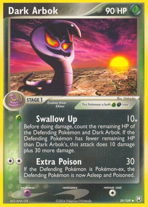 Dark Arbok 29/109 (Team Rocket Returns)  | Good Games Adelaide SA