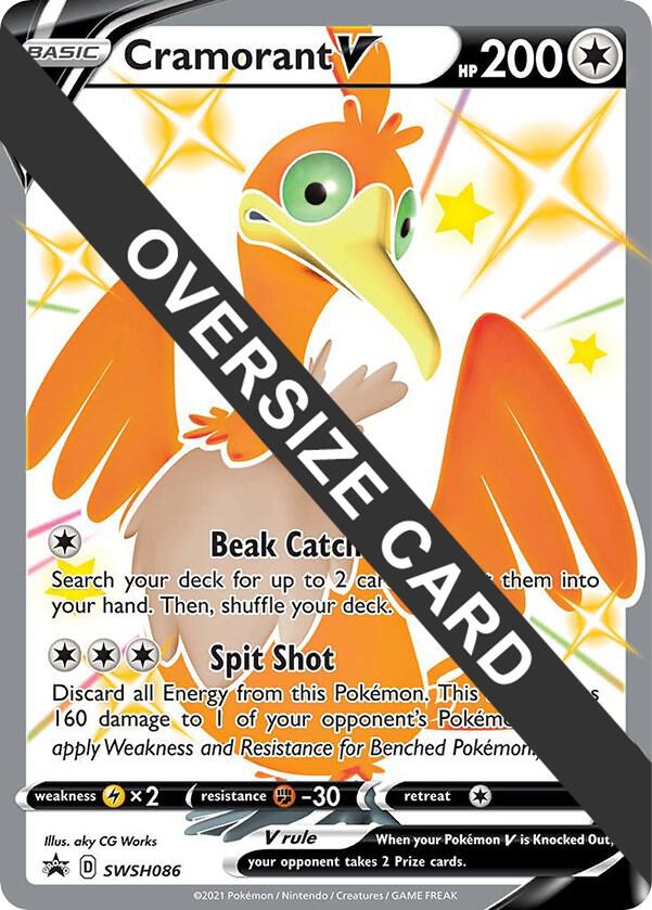 Cramorant V SWSH086 SWSH086 (Jumbo Cards)  - Holofoil | Good Games Adelaide SA