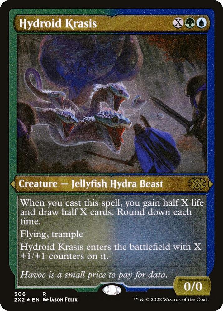 Hydroid Krasis Foil Etched 506 (Double Masters 2022)  - Foil | Good Games Adelaide SA