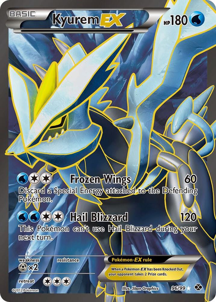 Kyurem EX Full Art 96/99 (Next Destinies)  - Holofoil | Good Games Adelaide SA