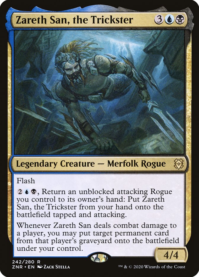 Zareth San, the Trickster 242 (Zendikar Rising)  - Foil | Good Games Adelaide SA