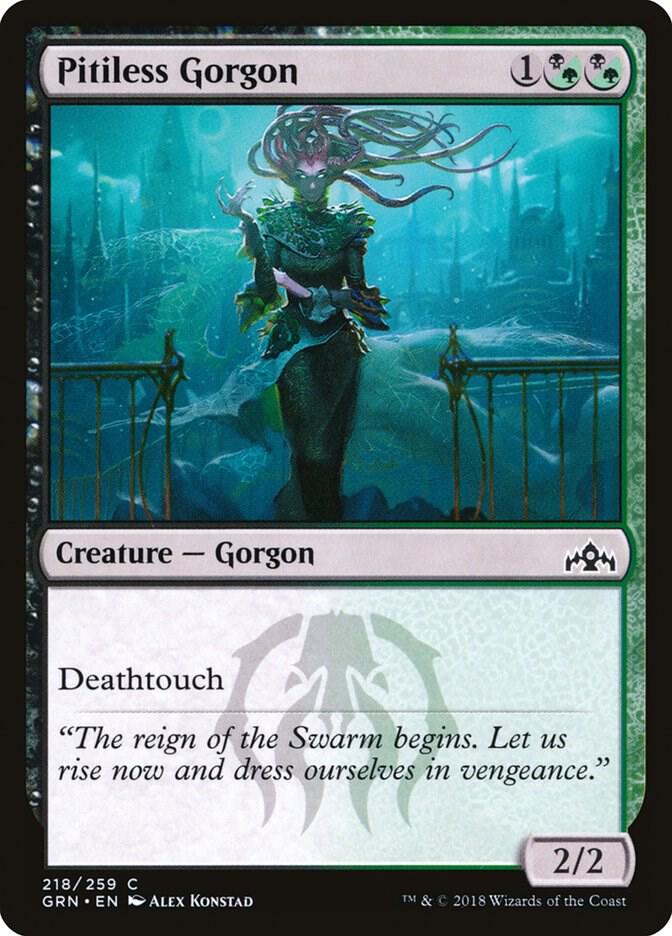 Pitiless Gorgon 218 (Guilds of Ravnica)  | Good Games Adelaide SA