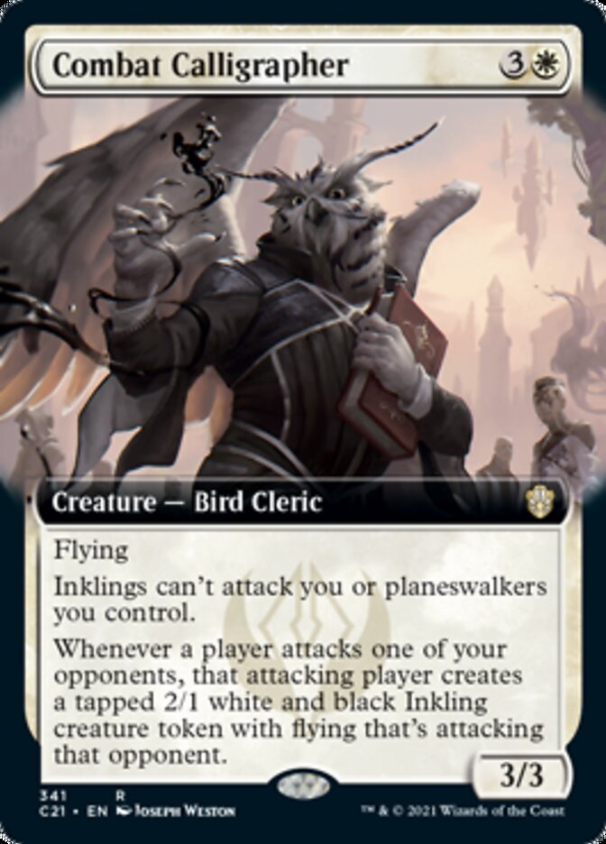Combat Calligrapher (Extended) [Commander 2021] | Good Games Adelaide SA