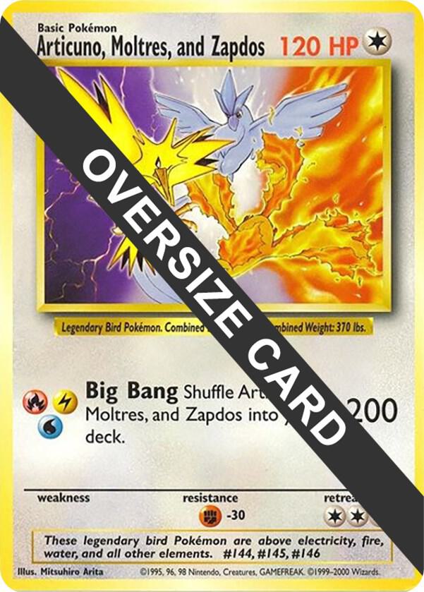 Articuno Moltres and Zapdos Warner Bros Promo  (Jumbo Cards)  | Good Games Adelaide SA