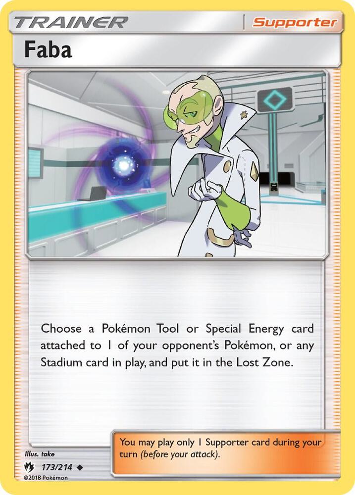 Faba 173/214 (SM - Lost Thunder)  | Good Games Adelaide SA