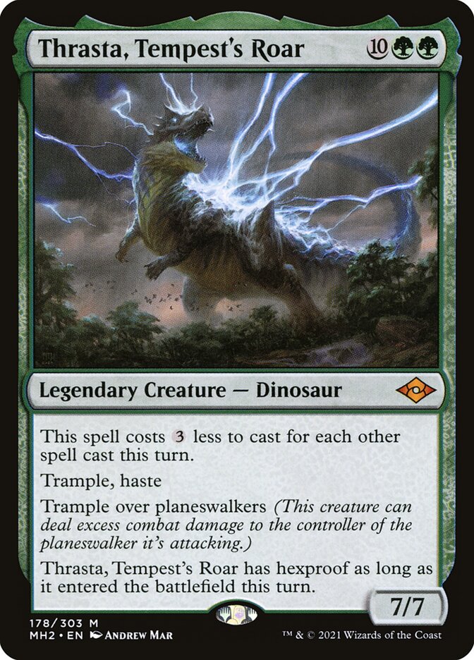 Thrasta, Tempest's Roar 178 (Modern Horizons 2)  | Good Games Adelaide SA